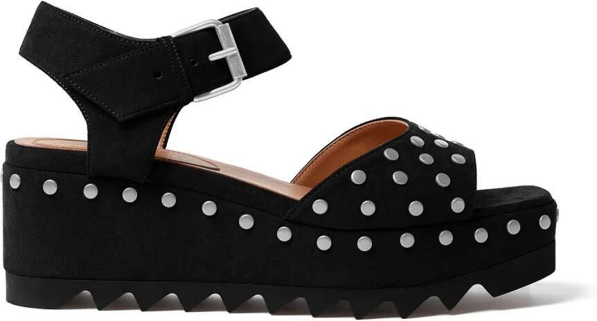 Stella McCartney Elyse sandalen met plateauzool Zwart