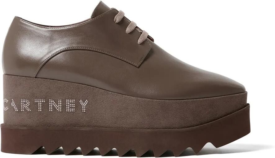Stella McCartney Elyse schoenen met plateauzool Bruin