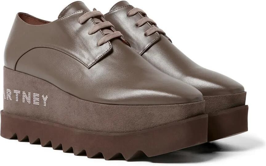 Stella McCartney Elyse schoenen met plateauzool Bruin - Foto 4