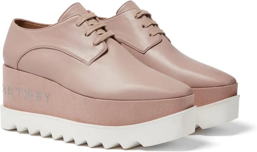 Stella McCartney Elyse schoenen met plateauzool en logo Roze - Foto 4