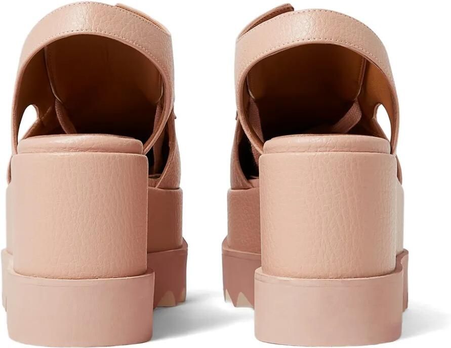 Stella McCartney Elyse slingback schoenen met plateauzool Roze - Foto 3