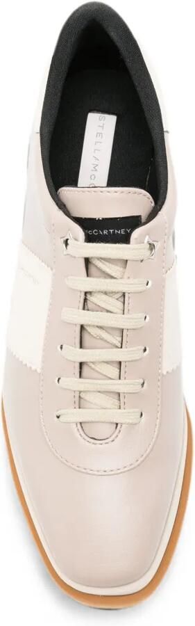 Stella McCartney Elyse sneakers met plateauzool Beige - Foto 3