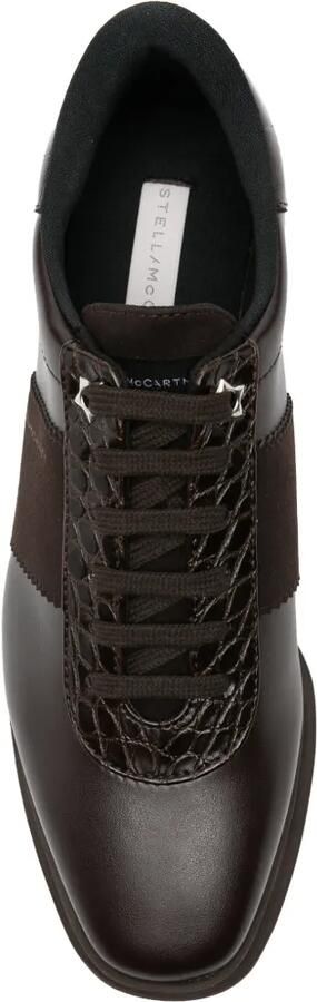 Stella McCartney Elyse sneakers met plateauzool Bruin - Foto 4