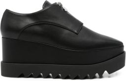 Stella McCartney Elyse sneakers met plateauzool en ritssluiting Zwart