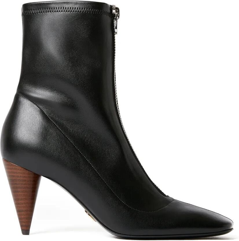 Stella McCartney Enkellaarzen met rits Zwart - Foto 2