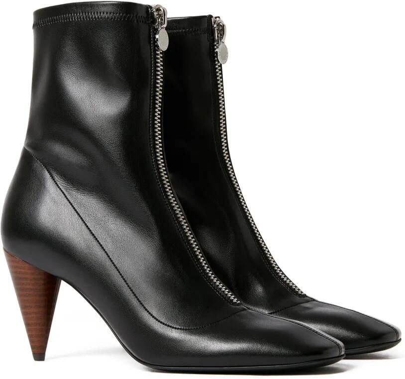 Stella McCartney Enkellaarzen met rits Zwart - Foto 3