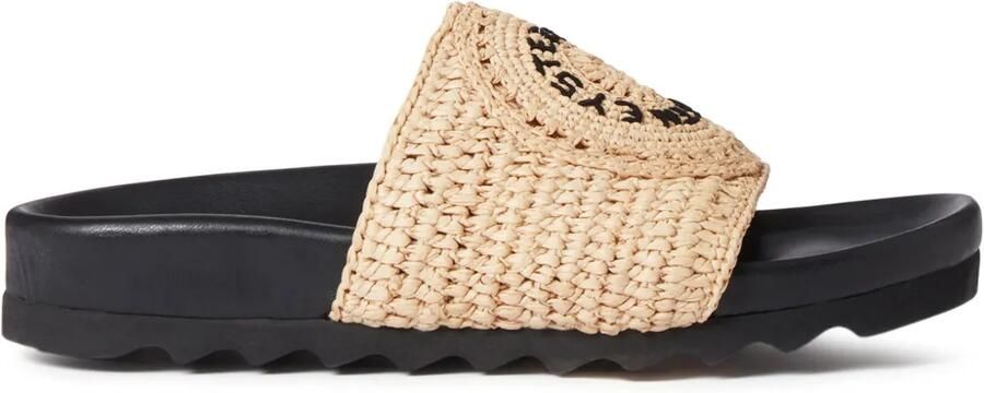 Stella McCartney Geweven slippers Beige