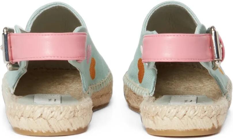 Stella McCartney Kids Espadrilles met geborduurd hart Blauw - Foto 3