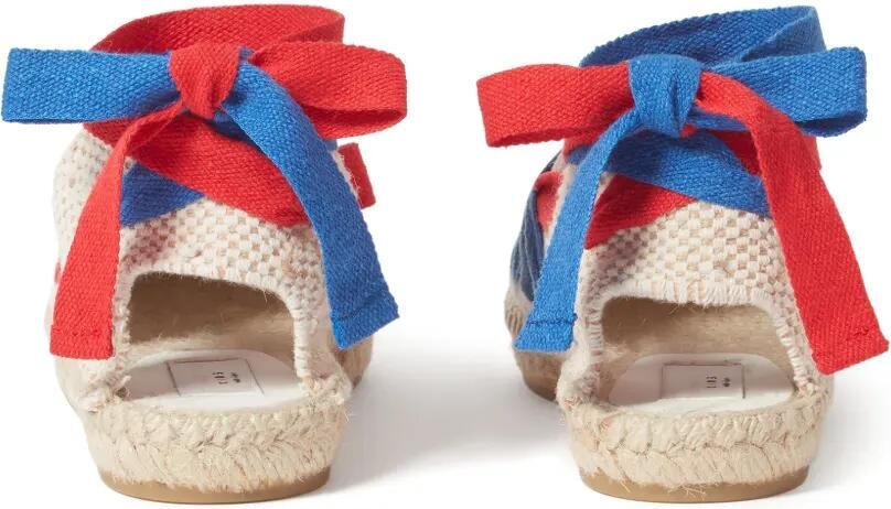 Stella McCartney Kids Espadrilles met open rug Wit - Foto 3