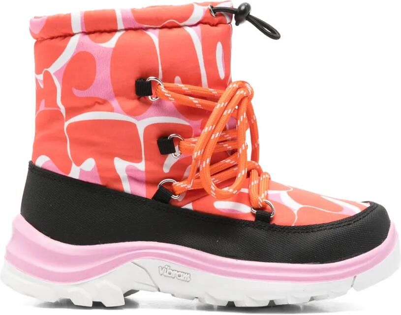 Stella McCartney Kids Laarzen met logoprint Oranje