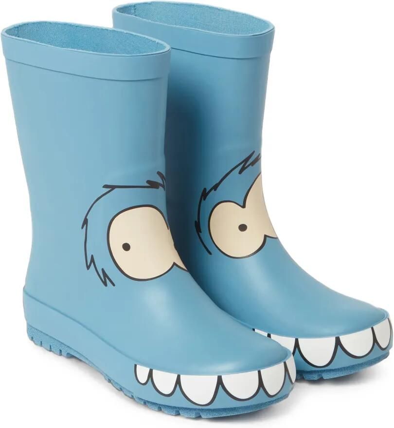 Stella McCartney Kids Laarzen met monsterprint Blauw