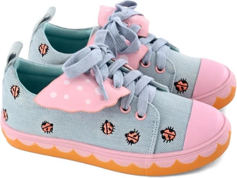 Stella McCartney Kids bug-Wing sneakers Blauw