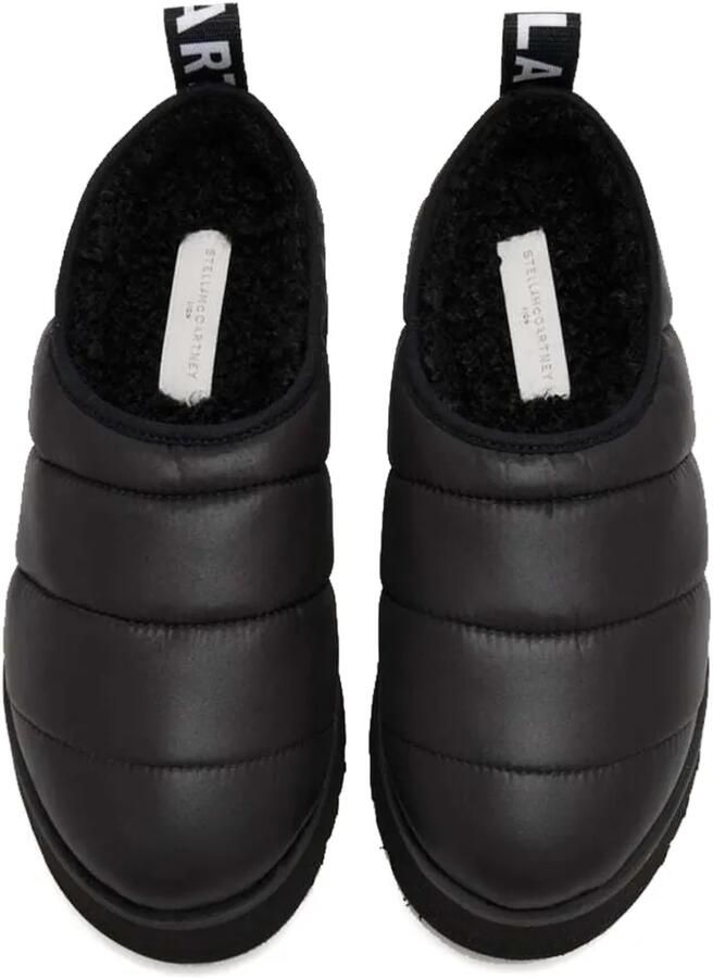 Stella McCartney Kids quilted slip-on sandals Zwart - Foto 3