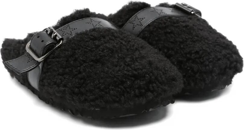 Stella McCartney Kids Slippers met stergesp Zwart