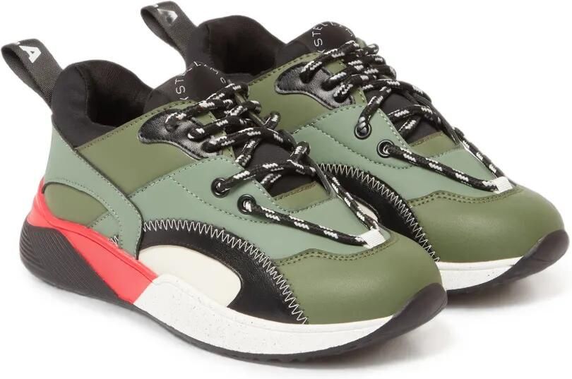 Stella McCartney Kids Sneakers met colourblocking Groen
