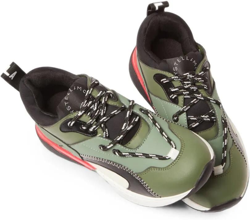 Stella McCartney Kids Sneakers met colourblocking Groen - Foto 3