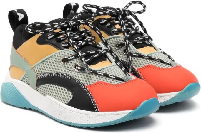 Stella McCartney Kids Sneakers met vlakken Groen