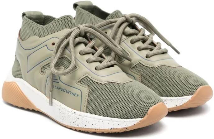 Stella McCartney Kids Sneakers met vlakken Groen