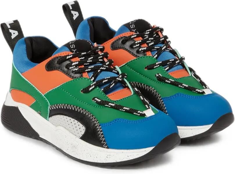 Stella McCartney Kids Sneakers met vlakken Groen