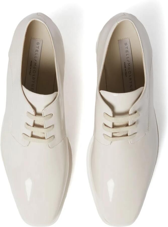 Stella McCartney Limited Edition Elyse monochrome schoenen met plateauzool Wit