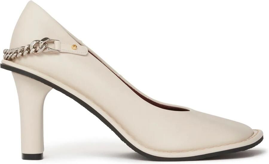 Stella McCartney Ryder Falabella pumps met ketting Beige