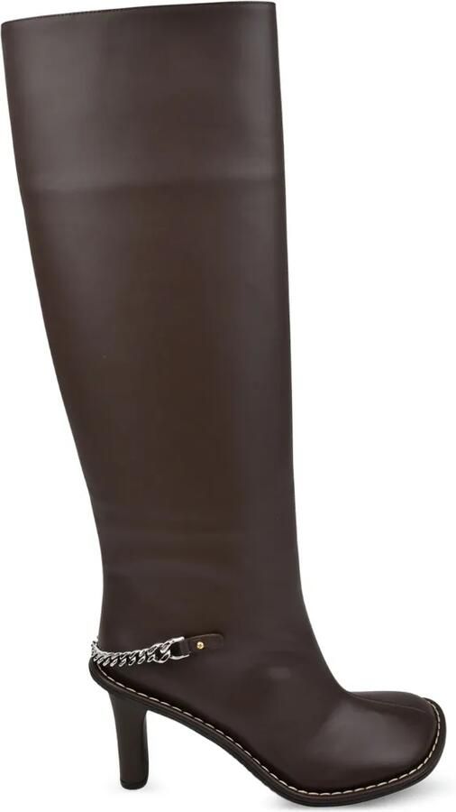 Stella McCartney Ryder laarzen met kettingdetail Bruin