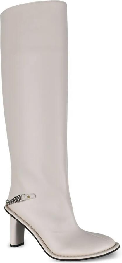Stella McCartney Ryder laarzen met kettingdetail Wit - Foto 3