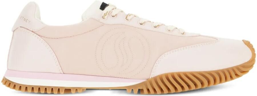 Stella McCartney S-Wave low-top sneakers met logo Roze