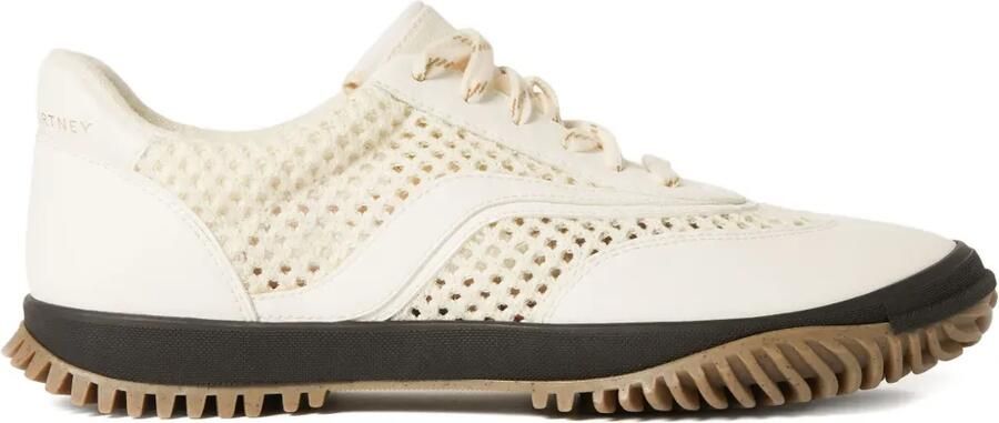Stella McCartney S-Wave Sport sneakers met mesh Wit