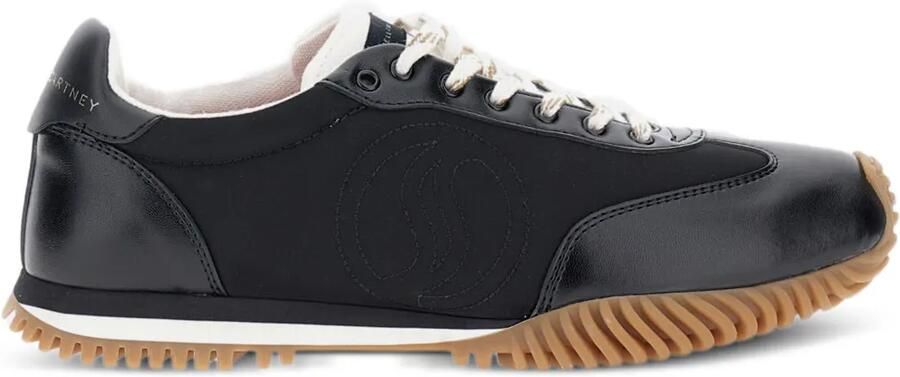 Stella McCartney S-Wave Sport sneakers met rubberen zool en logo Zwart