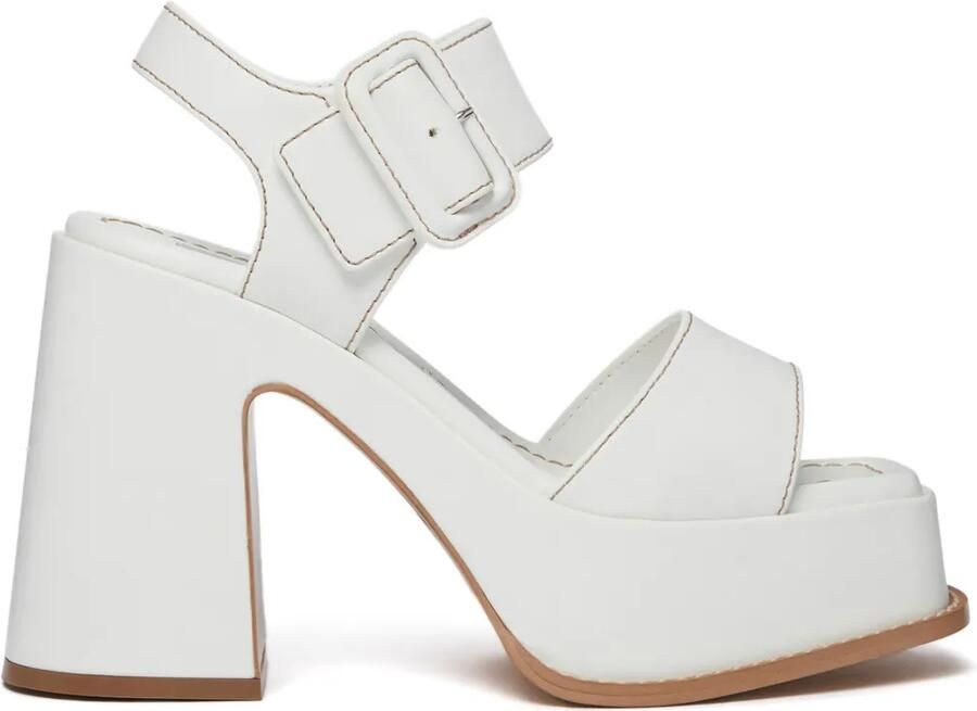 Stella McCartney Skyla 125 mm sandalen met plateauzool Wit