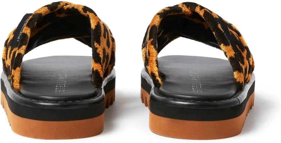 Stella McCartney Slippers met luipaardprint Zwart - Foto 3