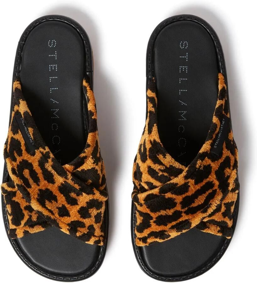 Stella McCartney Slippers met luipaardprint Zwart - Foto 2