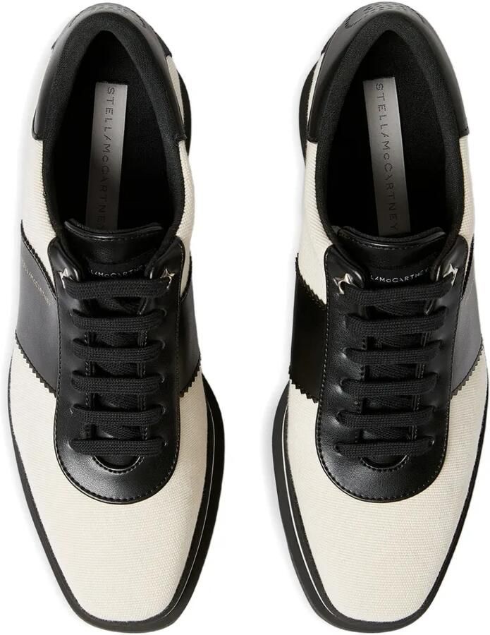 Stella McCartney Sneak-Elyse canvas sneakers met plateauzool Beige