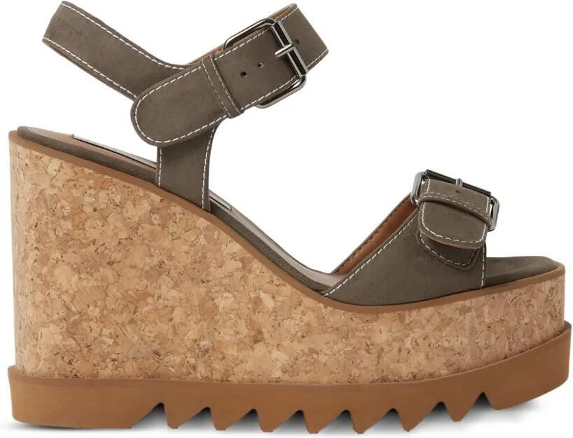 Stella McCartney Sneak-Elyse sandalen met plateauzool Grijs