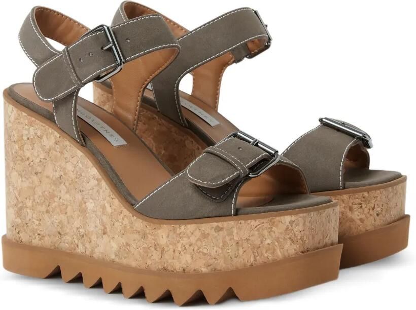 Stella McCartney Sneak-Elyse sandalen met plateauzool Grijs - Foto 2