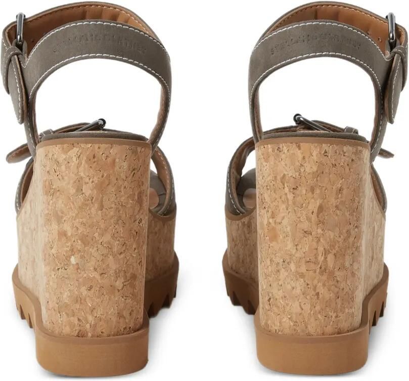 Stella McCartney Sneak-Elyse sandalen met plateauzool Grijs - Foto 3