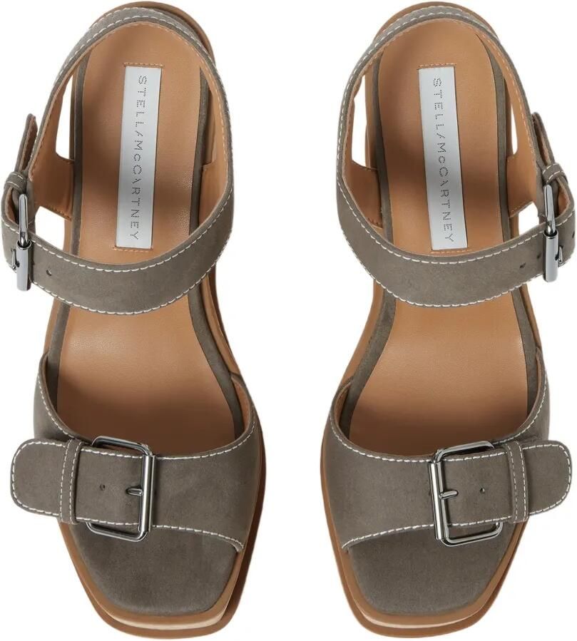 Stella McCartney Sneak-Elyse sandalen met plateauzool Grijs - Foto 4