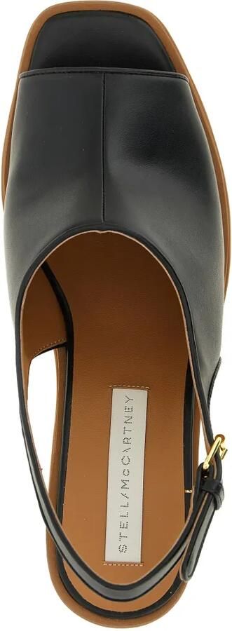 Stella McCartney Sneak-Elyse slingback sandalen Zwart - Foto 3
