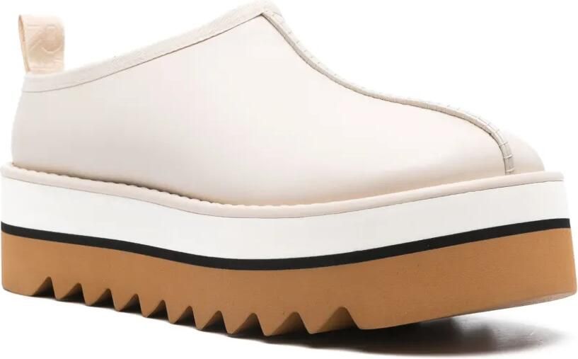 Stella McCartney Sneak-Elyse slippers Beige - Foto 2
