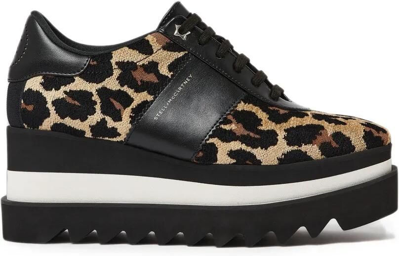 Stella McCartney Sneak-Elyse sneakers met plateauzool Beige