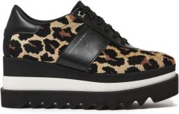 Stella McCartney Sneak-Elyse sneakers met plateauzool Beige