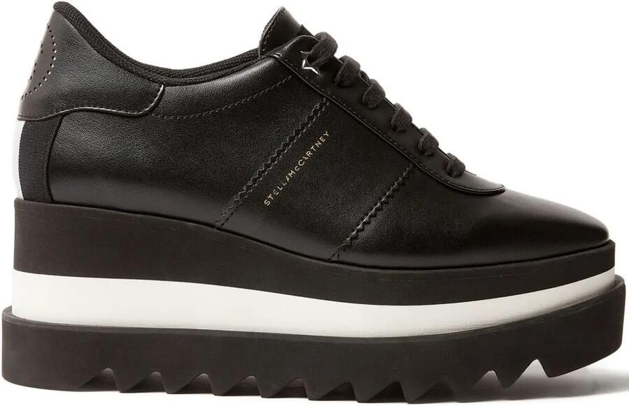 Stella McCartney Sneak-Elyse sneakers met plateauzool Zwart