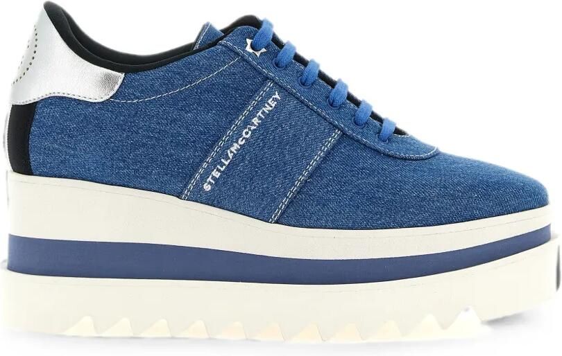Stella McCartney Sneakelyse sneakers met plateauzool Blauw