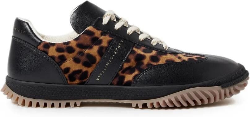 Stella McCartney Sneakers met luipaard-print Zwart