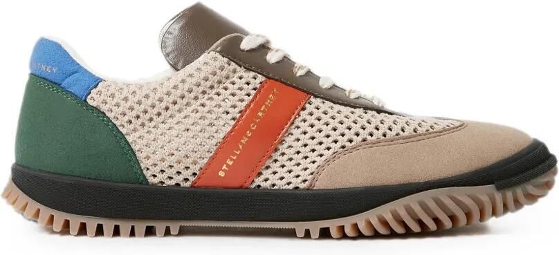 Stella McCartney Sneakers met mesh vlakken Beige