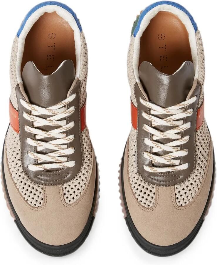 Stella McCartney Sneakers met mesh vlakken Beige - Foto 2