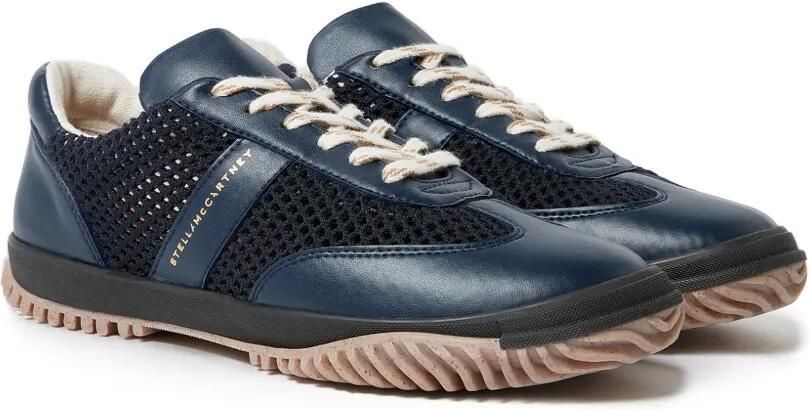 Stella McCartney Sneakers met mesh vlakken Blauw