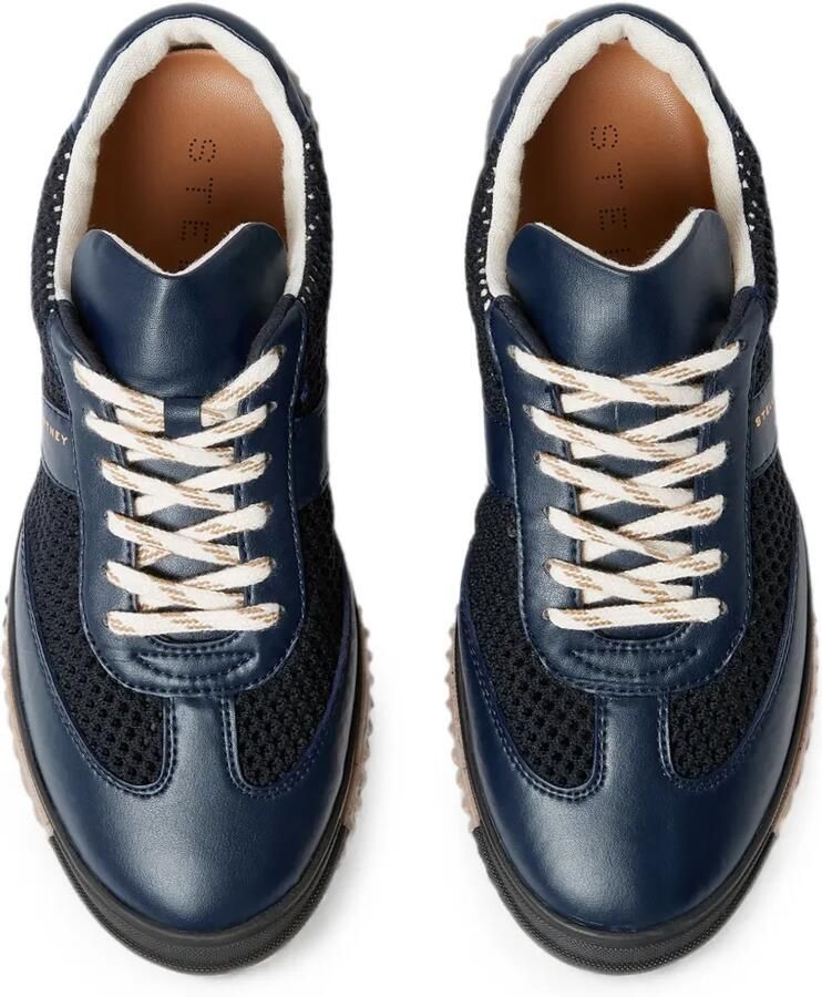 Stella McCartney Sneakers met mesh vlakken Blauw - Foto 2