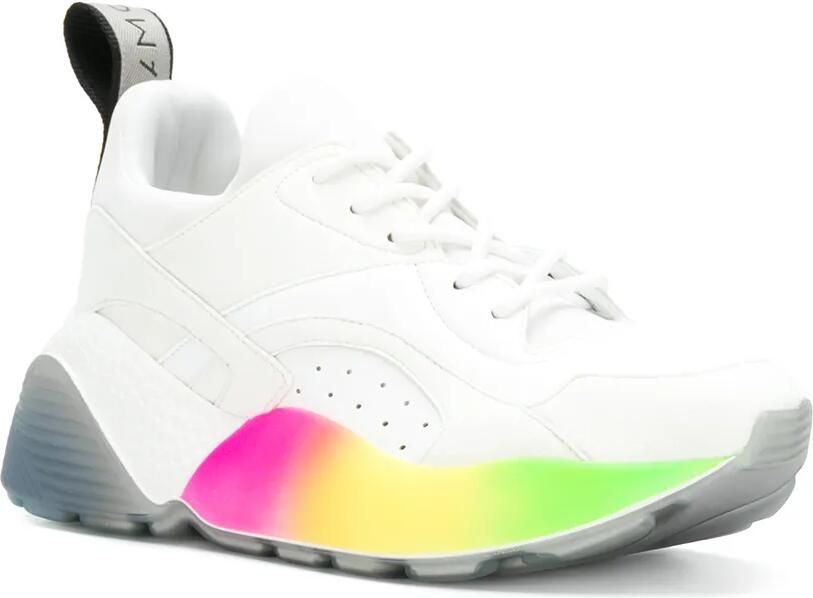 Stella McCartney witte Eclypse Rainbow sneakers - Foto 3